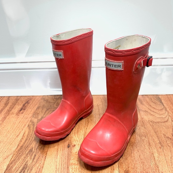 Hunter Other - Hunter Original Boots Red Matte Rain Boots